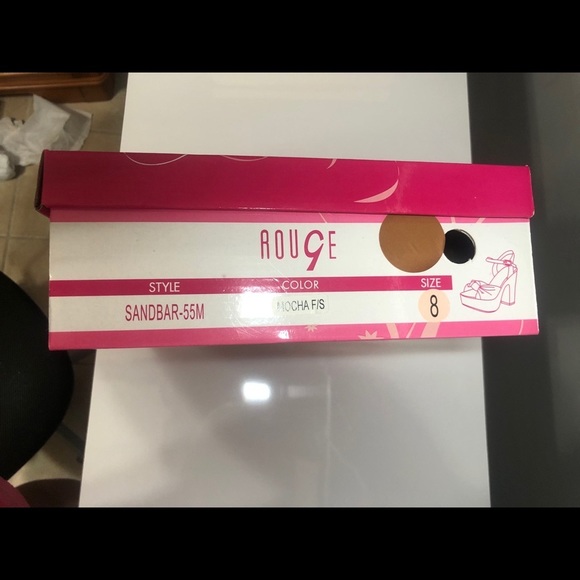 Rainbow Chunky Heels - Picture 8 of 8